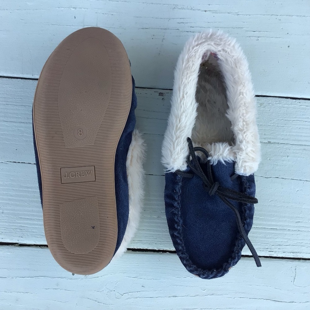 J.Crew Blue Lip On Shoes View 4